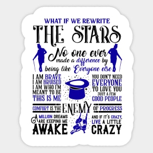 The Greatest Showman Best Quotes Sticker
